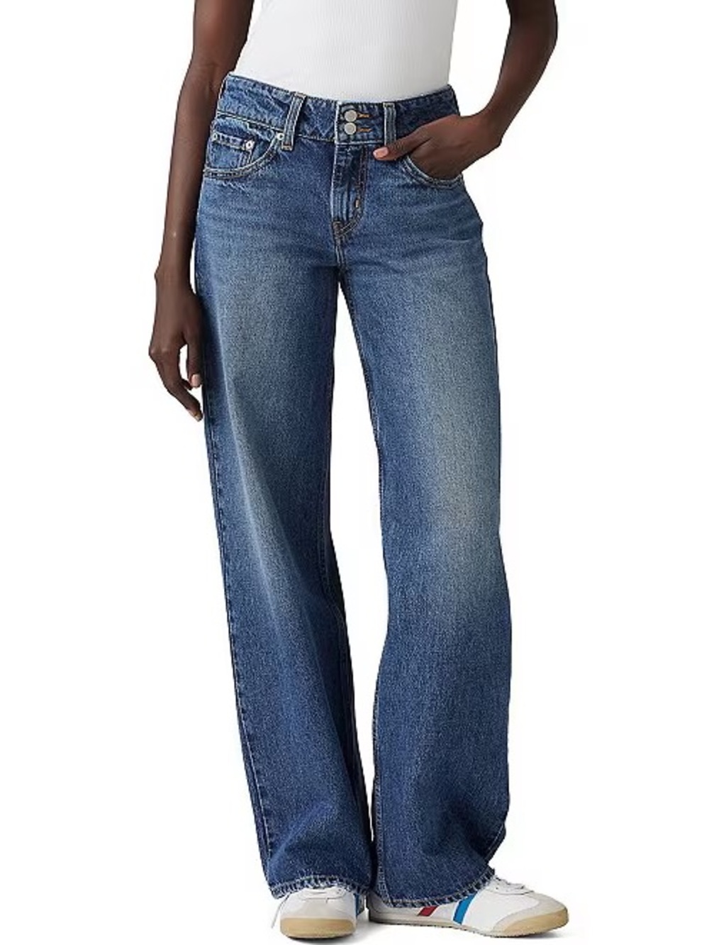 Levi's Superlow Wide-Leg Jeans in Blue